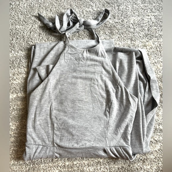 Grey maxi dress with slits - Picture 1 of 2